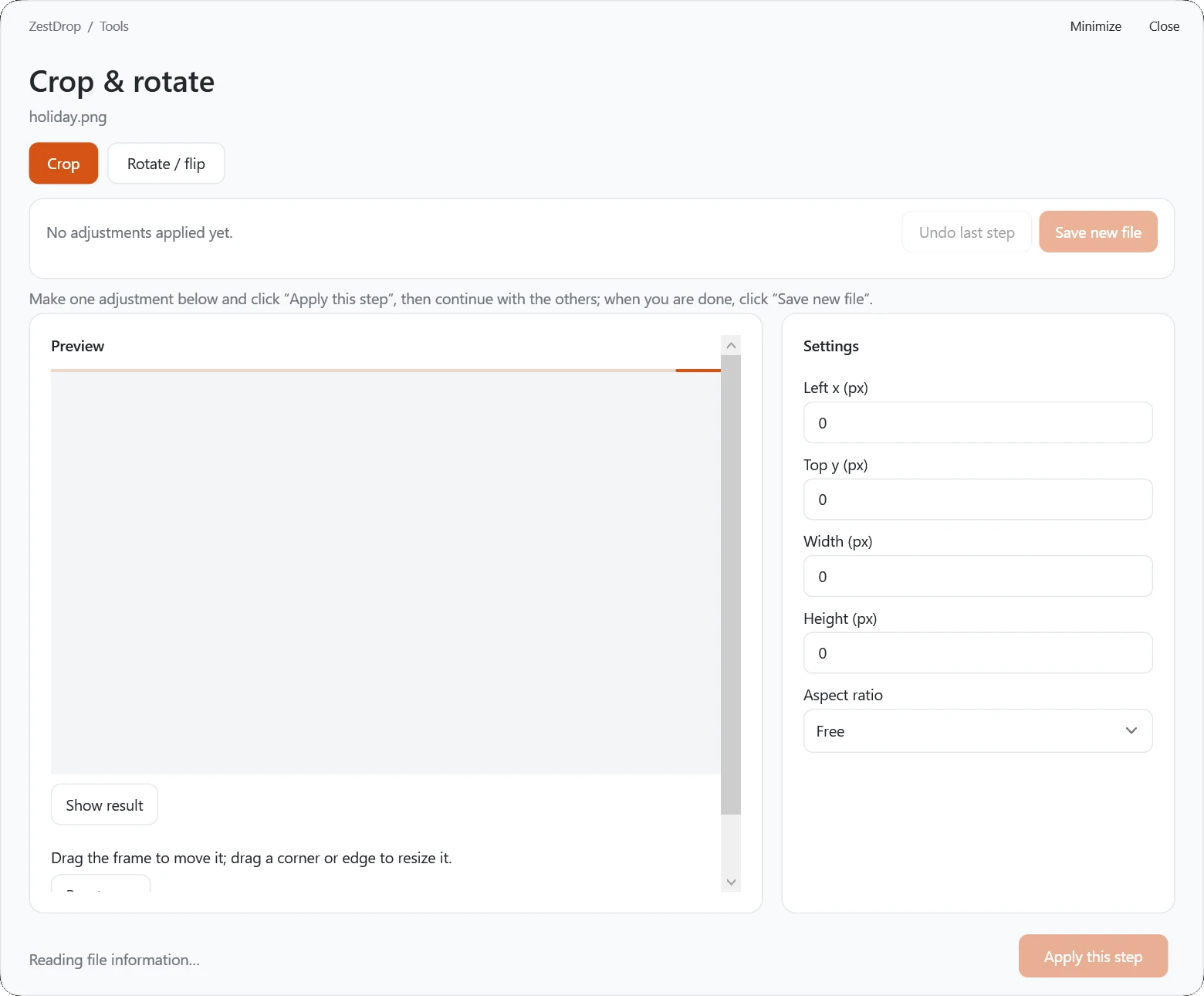 ZestDrop · Drag. Drop. Convert.